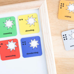 Dagen van de week _ Set van 7 pictogrammen - afbeelding ingezoomd