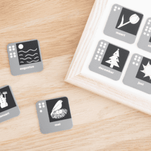 Maanden van het jaar _ Set van 12 pictogrammen - afbeelding ingezoomd