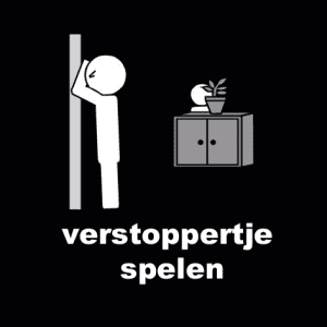 picto verstoppertje spelen (binnen)