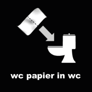 picto wc papier in wc