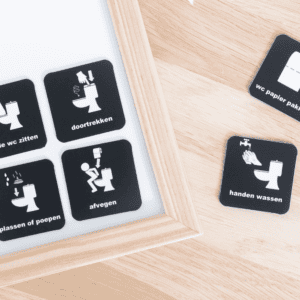 Naar de wc _ Set van 13 pictogrammen - afbeelding ingezoomd