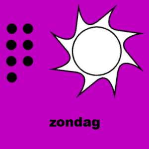 picto zondag (paars)