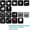 Startpakket dagplanning small - thema eten en drinken, thema school