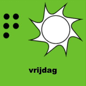 losse picto vrijdag (groen)