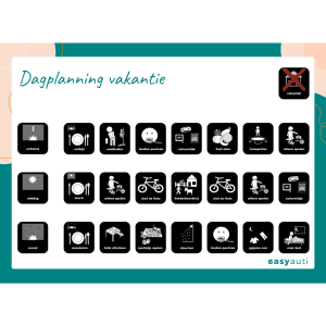 Voorbeeld dagplanning vakantie