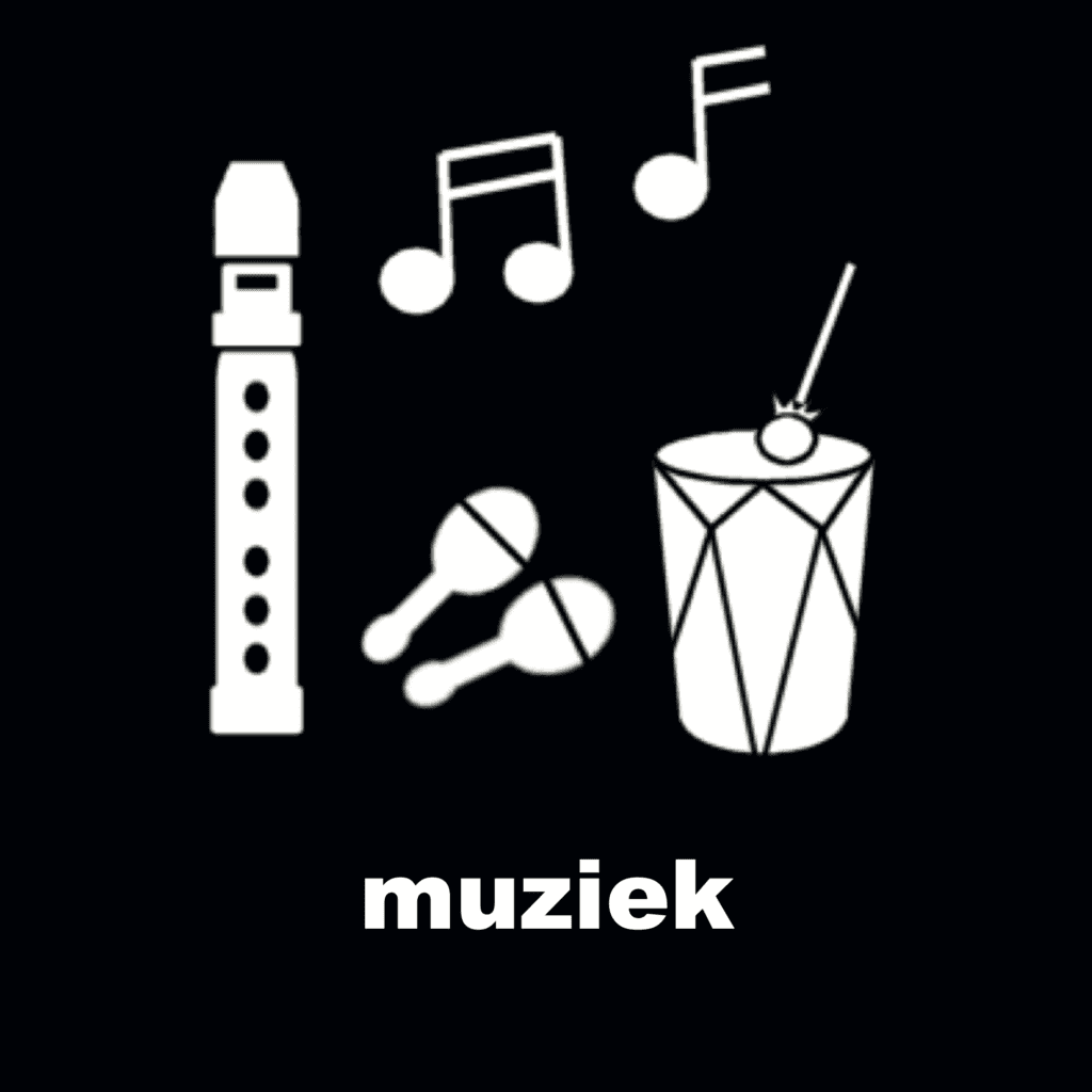 pictogram muziek | 10x10cm