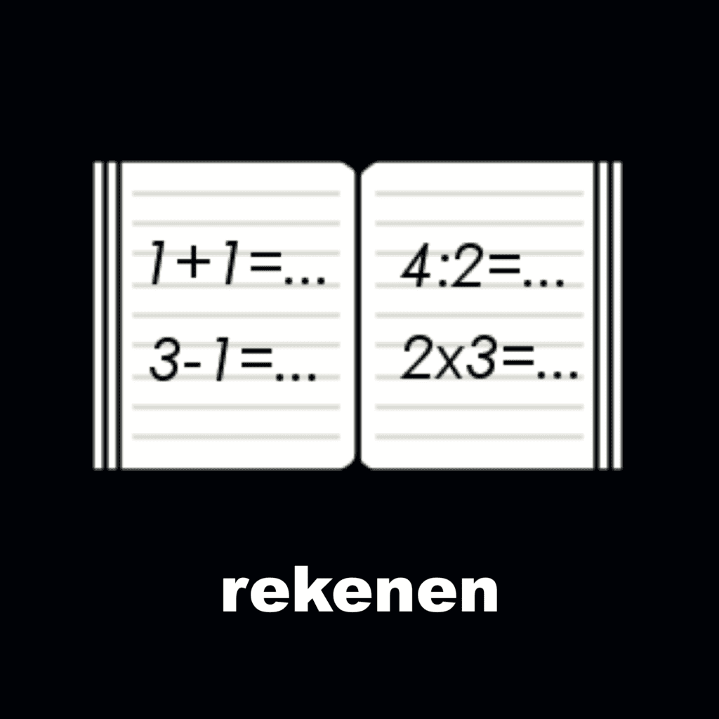 Losse picto Rekenen 10x10cm - EasyAuti
