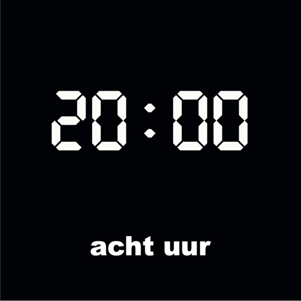 losse picto 20.00 acht uur