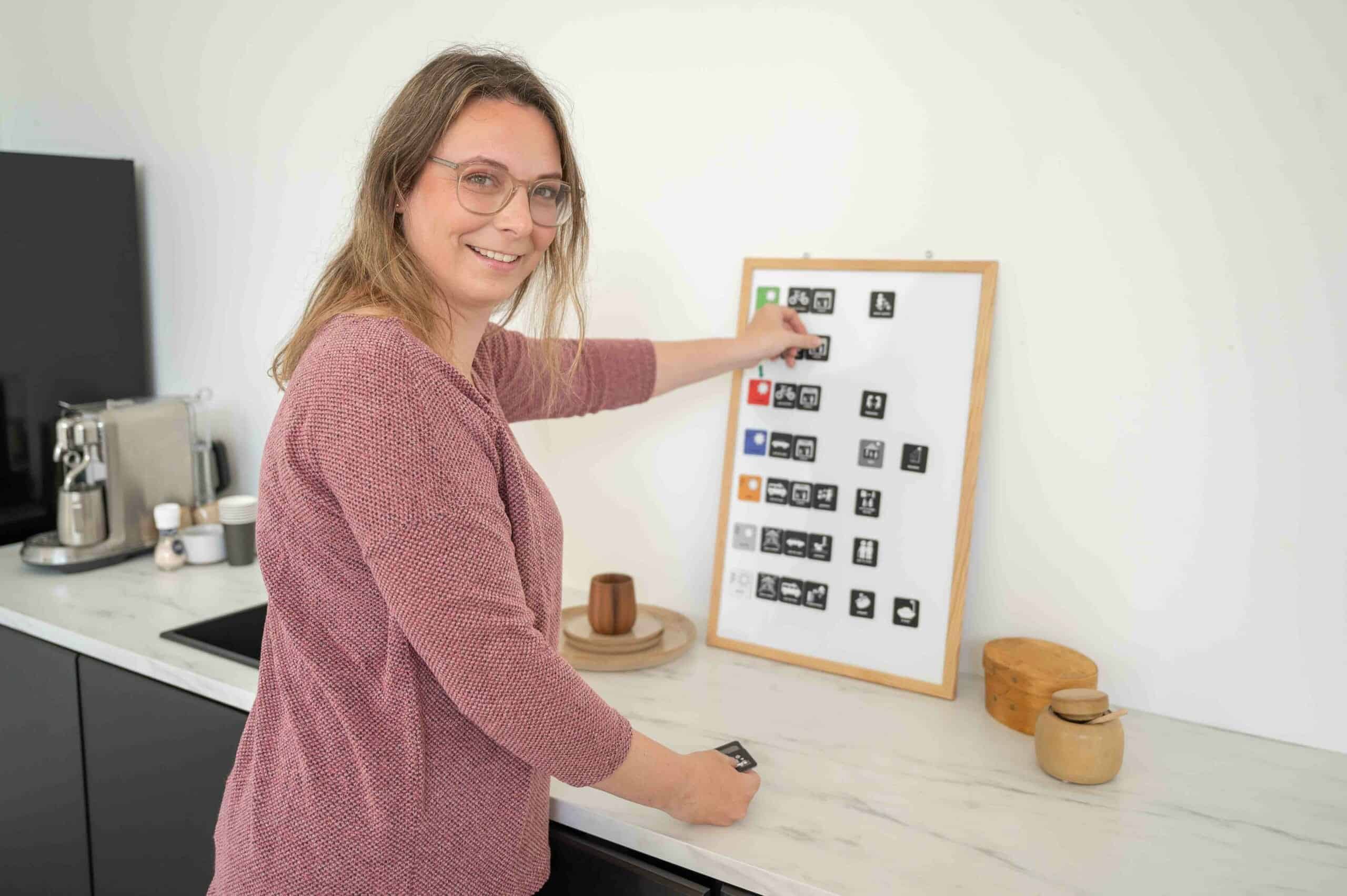 Floor bij planbord weekplanning