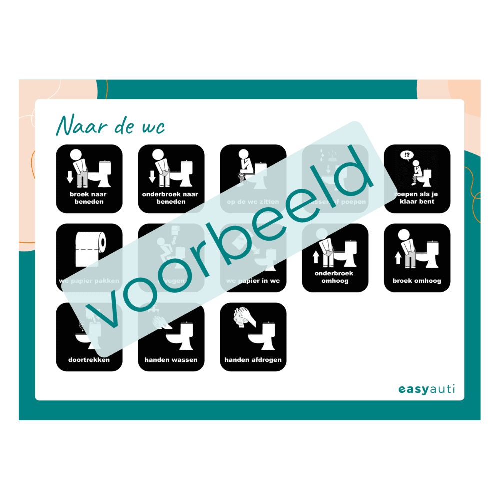 Stappenplan naar de wc voor jouw kind met autisme Stappenplan naar de wc voor jouw kind met autisme
