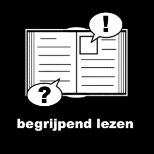 Losse picto Begrijpend lezen 4x4cm