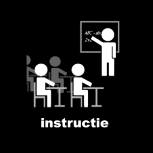 Losse picto Instructie 4x4cm