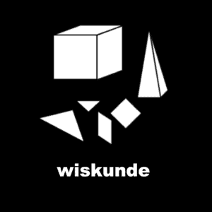 Losse picto Wiskunde 4x4cm
