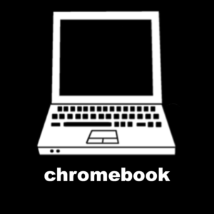 Losse picto chromebook, formaat 10x10cm